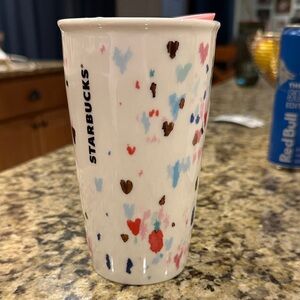 Starbucks Multicolor Heart Tumbler